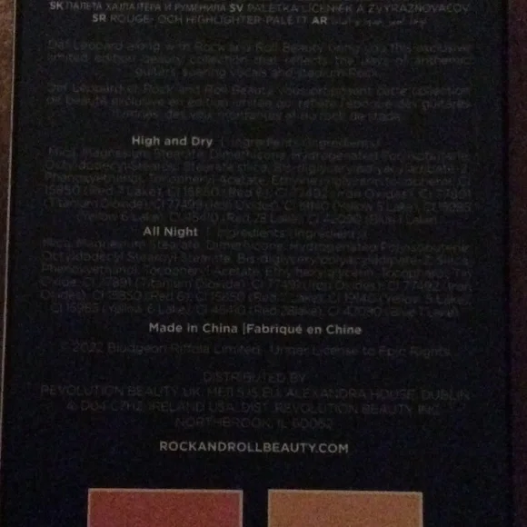 Def leopard Blush VIP palette - Picture 7 of 7